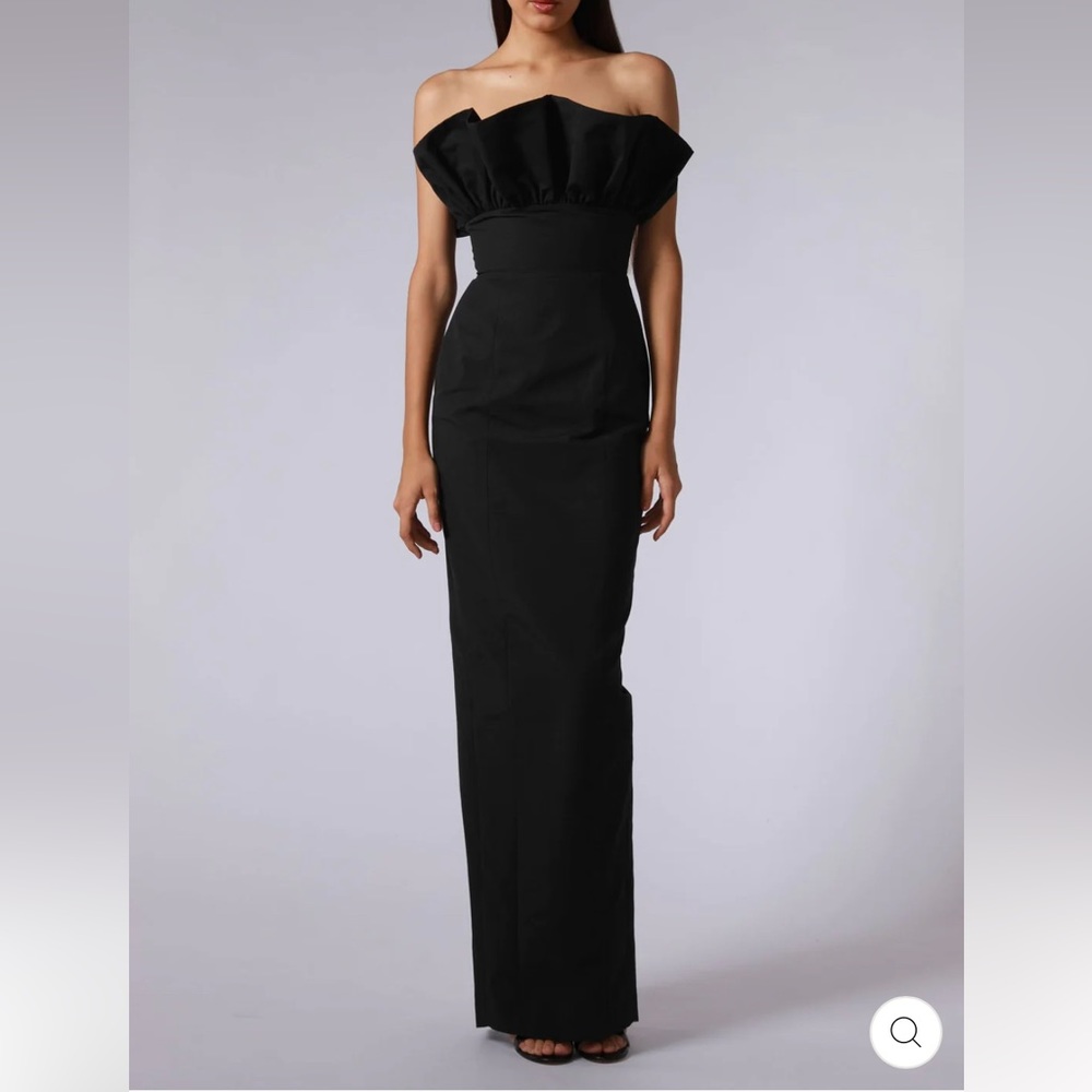 SAU LEE Noah Gown in Black